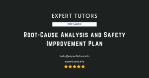Root-Cause Analysis and Safety Improvement Plan