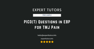 PICO(T) Questions in EBP for TMJ Pain