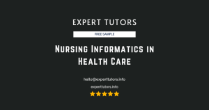 Nursing Informatics in Health Care