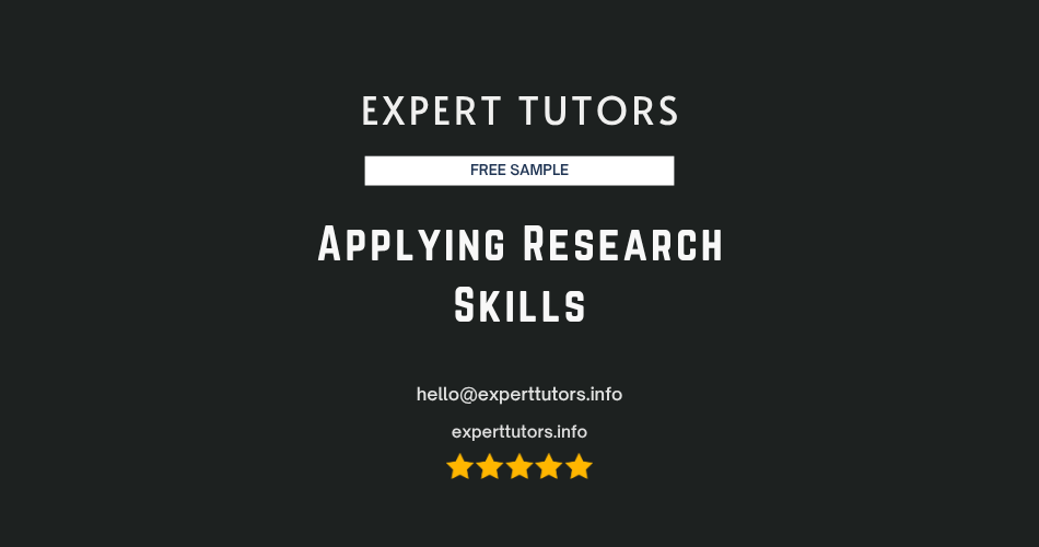 Applying Research Skills