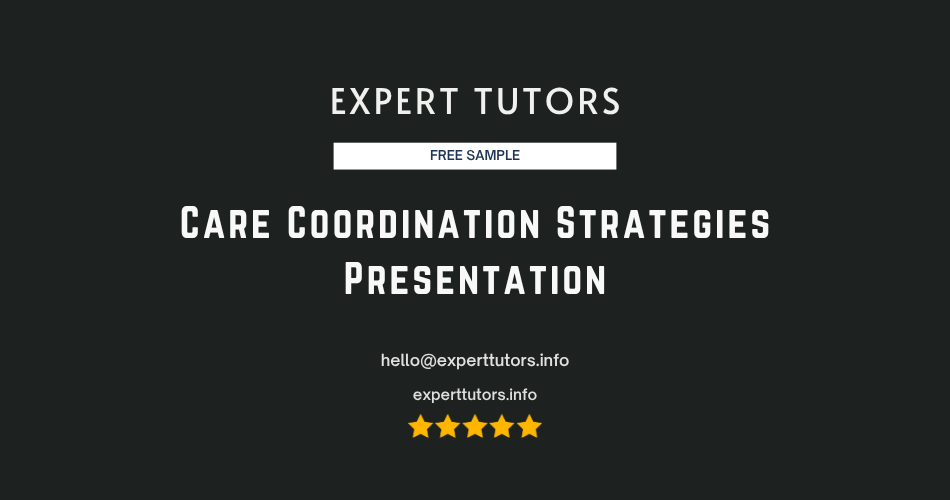 Care Coordination Strategies Presentation