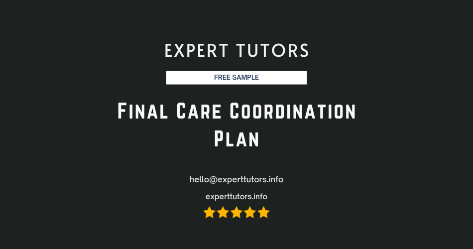 Final Care Coordination Plan