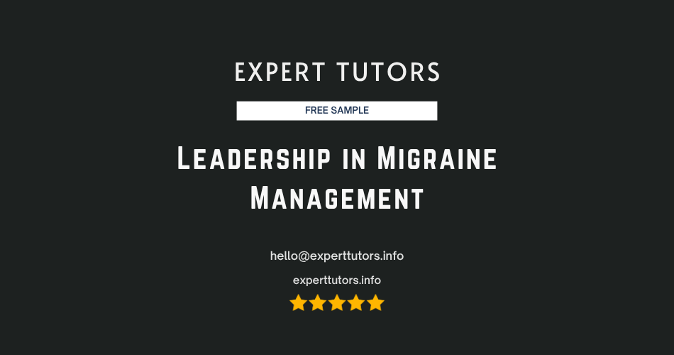 Leadership in Migraine Management
