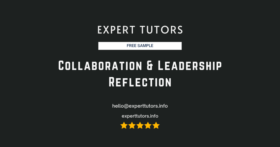 Collaboration & Leadership Reflection