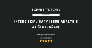 Interdisciplinary Issue Analysis at CentraCare