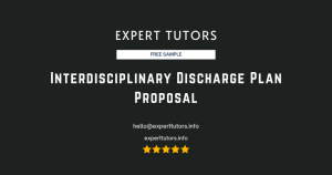 Interdisciplinary Discharge Plan Proposal
