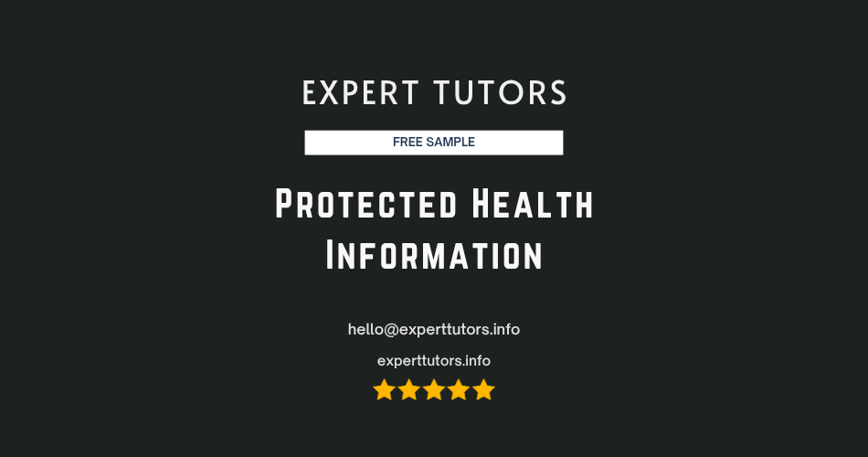 Protected Health Information