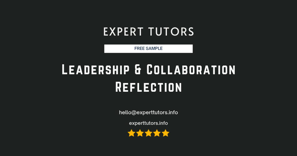 Leadership & Collaboration Reflection