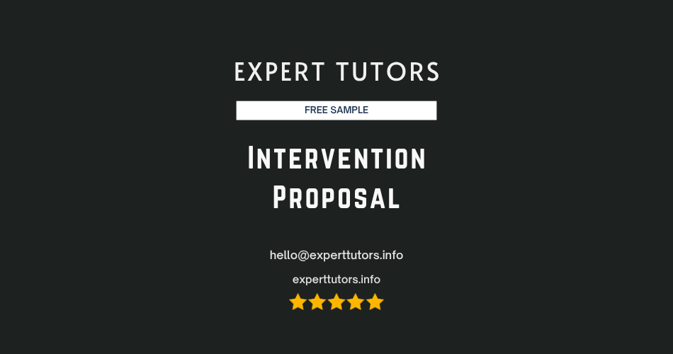 Intervention Proposal