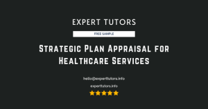 Strategic Plan Appraisal for Healthcare Services