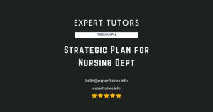 Strategic Plan for Nursing Dept
