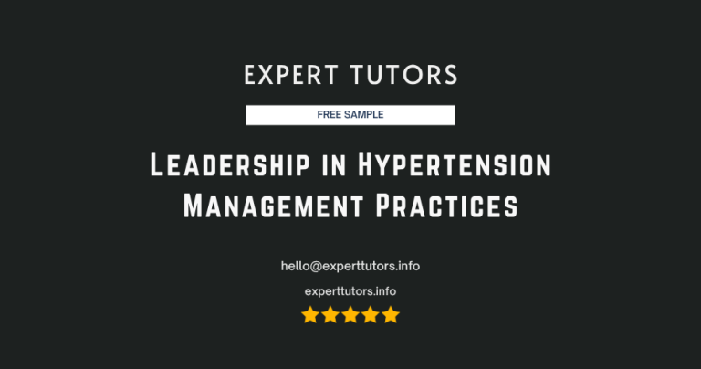Leadership in Hypertension Management Practices