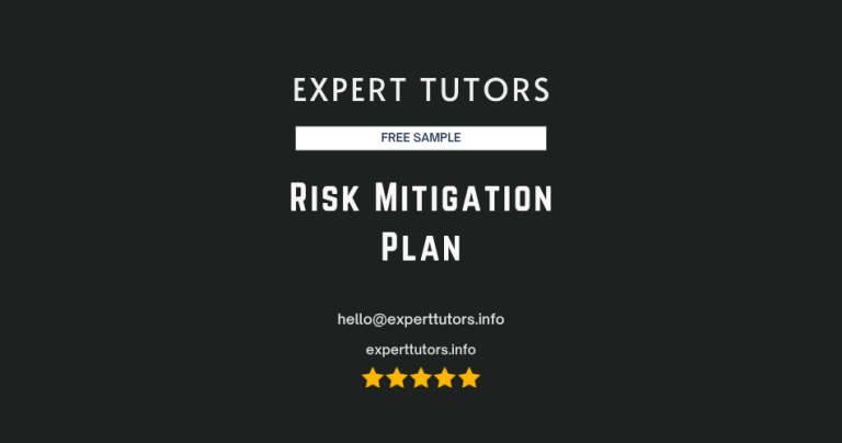 Risk Mitigation Plan