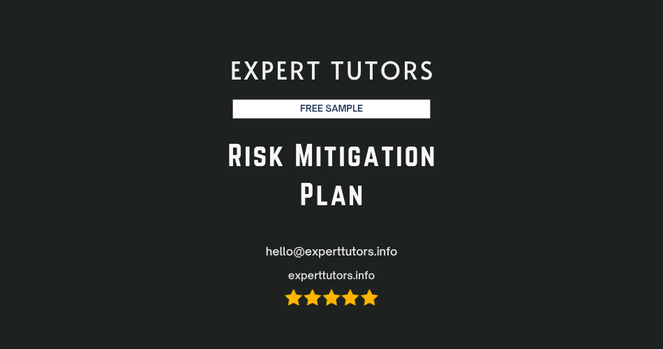 Risk Mitigation Plan