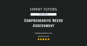Comprehensive Needs Assessment