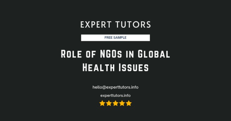 Role of NGOs in Global Health Issues