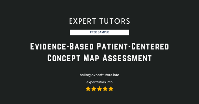 Evidence-Based Patient-Centered Concept Map Assessment