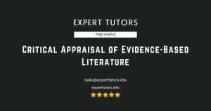Critical Appraisal of Evidence-Based Literature