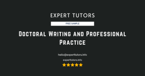 Doctoral Writing and Professional Practice