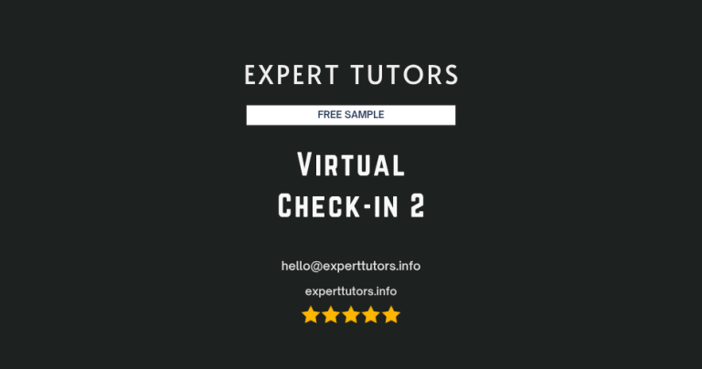 Virtual Check-in 2
