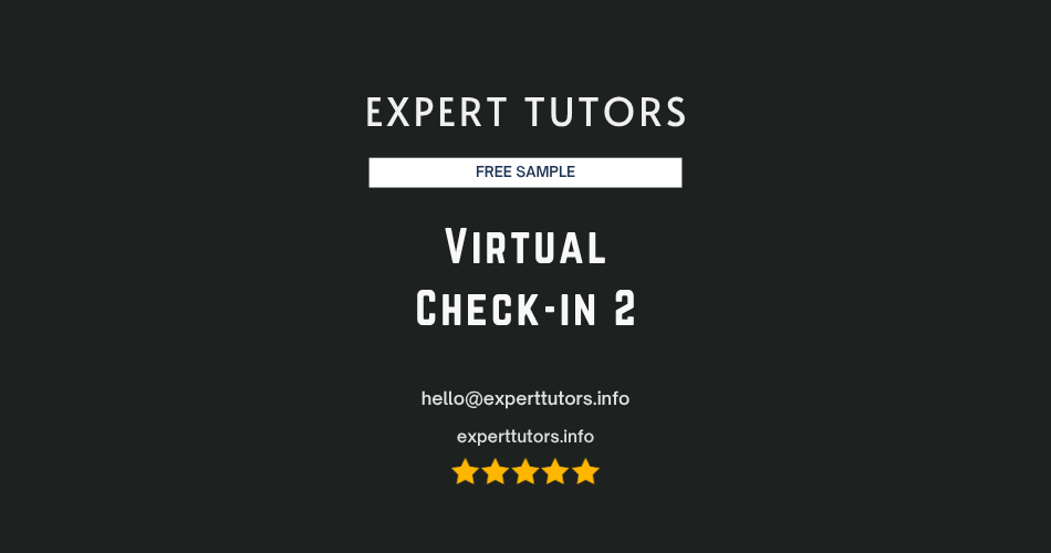 Virtual Check-in 2