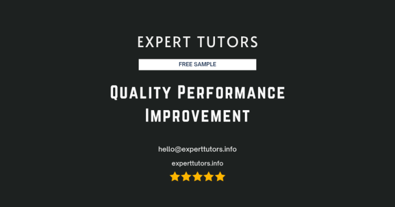 Quality Performance Improvement