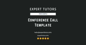 Conference Call Template