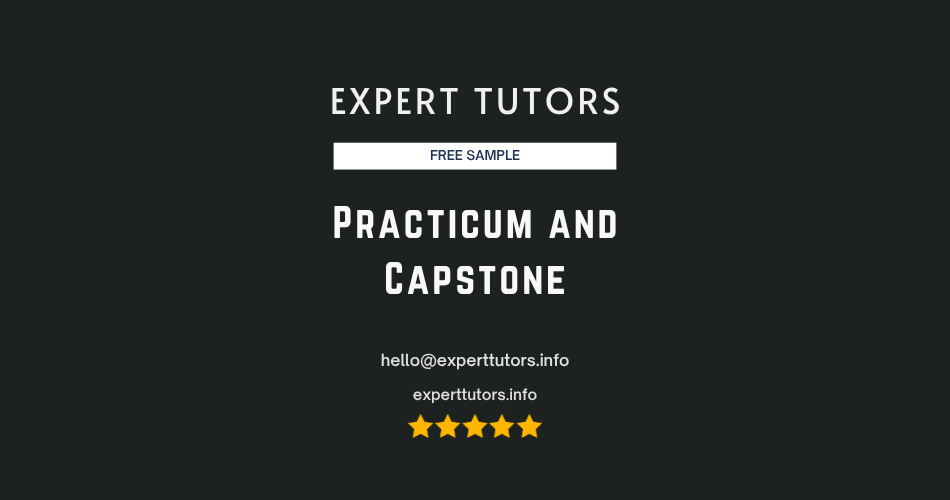 Practicum and Capstone