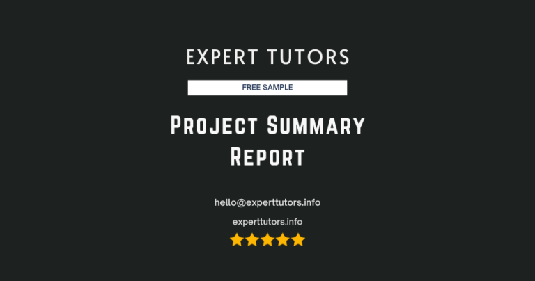 Project Summary Report