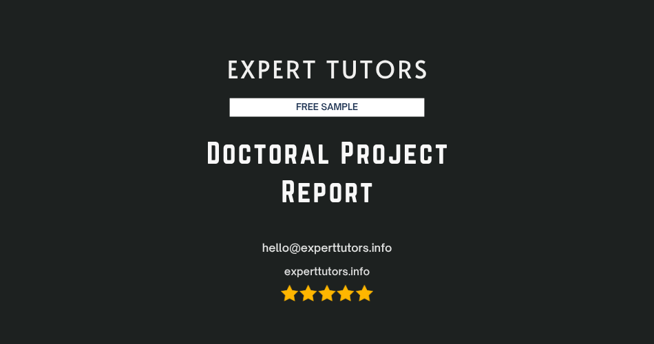 Doctoral Project Report