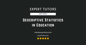 Descriptive Statistics in Education