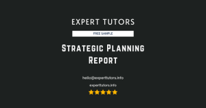 Strategic Planning Report