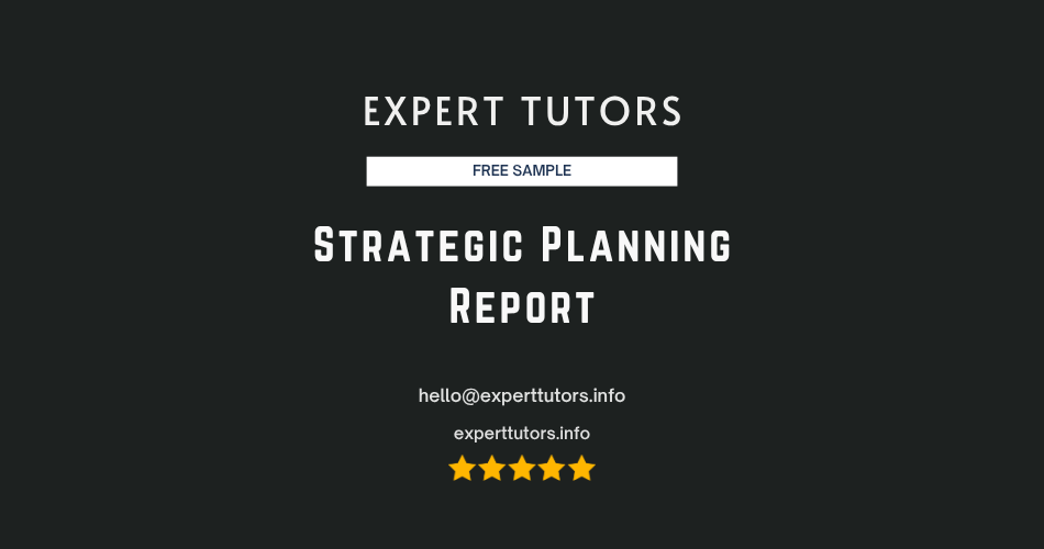 Strategic Planning Report