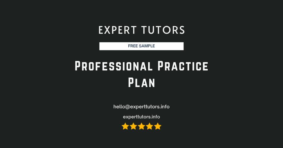 Professional Practice Plan