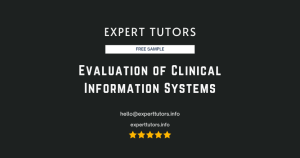 Evaluation of Clinical Information Systems