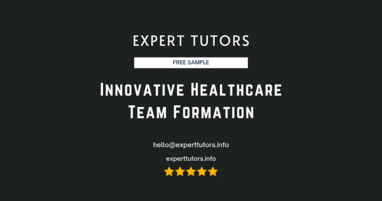 Innovative Healthcare Team Formation