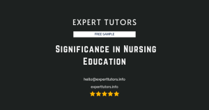 Significance in Nursing Education