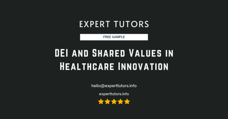DEI and Shared Values in Healthcare Innovation