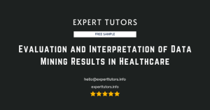 Evaluation and Interpretation of Data Mining Results in Healthcare