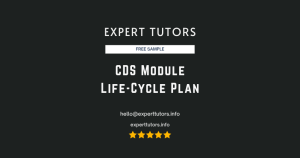 Clinical Decision Support (CDS) Module Life-Cycle Plan