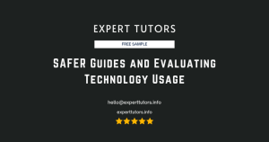 SAFER Guides and Evaluating Technology Usage