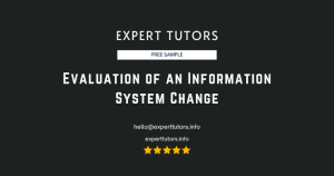 Evaluation of an Information System Change
