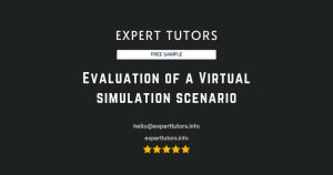 Evaluation of a Virtual Simulation Scenario
