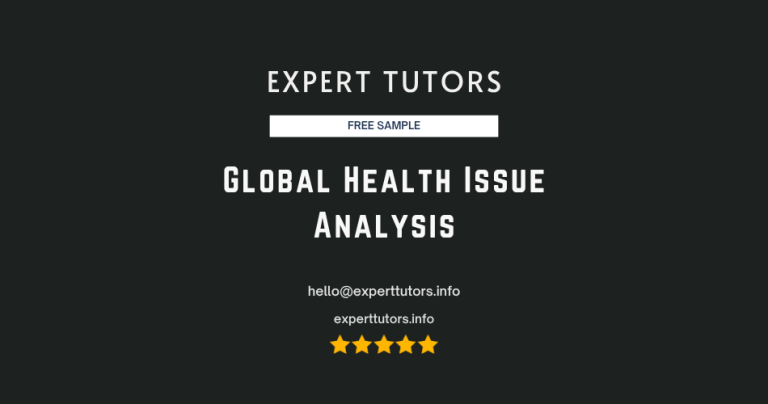 Global Health Issue Analysis